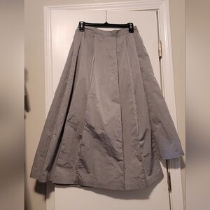 Adidas Yohji Yamamoto Y-3 Light Gray A-Line Skirt